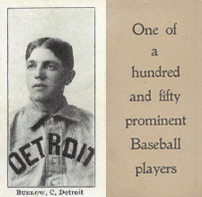 1903 Breisch-Williams (Type 1) !  Buelow, C., Detroit #12 Baseball Card