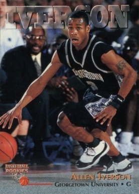 1996 Score Board Basketball Rookies Allen Iverson #1 Basketball Card