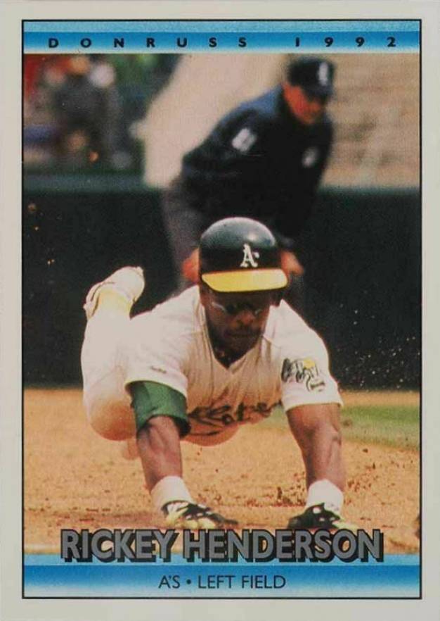 1992 Donruss Rickey Henderson #193 Baseball Card