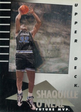 1992 Upper Deck MVP Holograms Shaquille O'Neal #35 Basketball Card