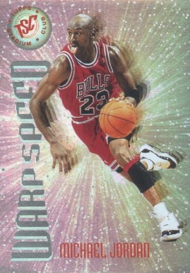 1995 Stadium Club Warp Speed Michael Jordan #WS1 Basketball Card