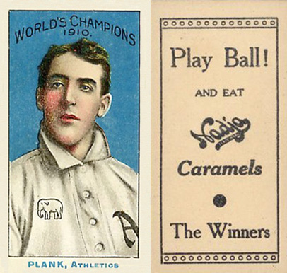 1910 Nadja Philadelphia Athletics Plank, Athletics # Baseball Card