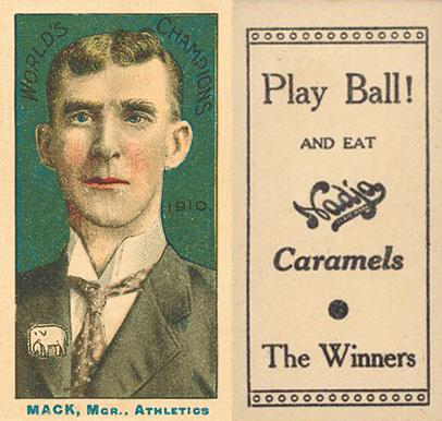 1910 Nadja Philadelphia Athletics Mack, Mgr., Athletics # Baseball Card