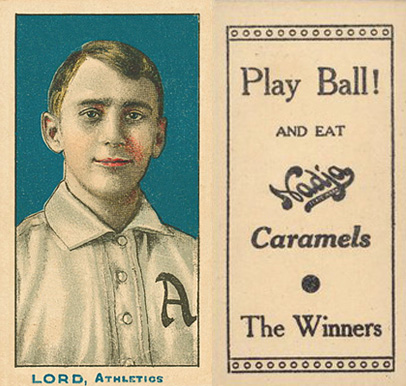 1910 Nadja Philadelphia Athletics Lord, Athletics # Baseball Card