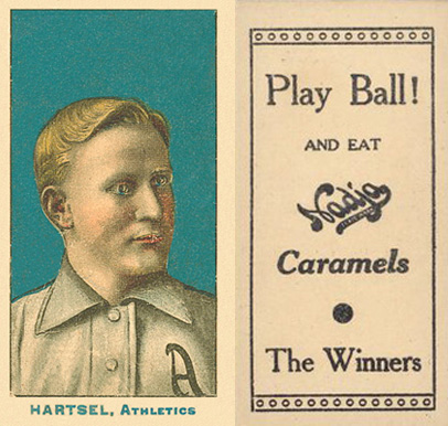 1910 Nadja Philadelphia Athletics Hartsel, Athletics # Baseball Card