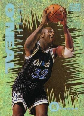 1994 E-Motion N-Tense Shaquille O'Neal #7 Basketball Card