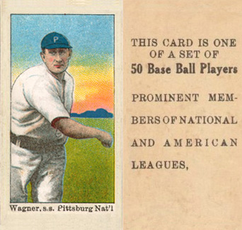 1909 Anonymous "Set of 50" Wagner, s.s. Pittsburg Nat'l. # Baseball Card