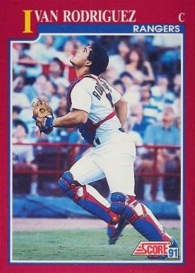 1991 Score Traded Ivan Rodriguez #82T Baseball Card