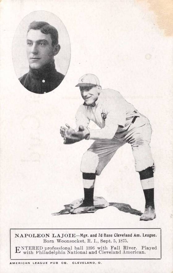 1908 American League Pub. Co. Postcards Nap Lajoie # Baseball Card