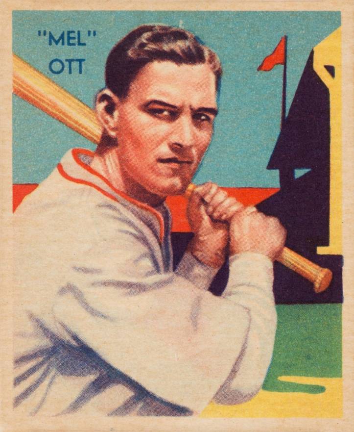 1934 Diamond Stars  Mel Ott #50 Baseball Card