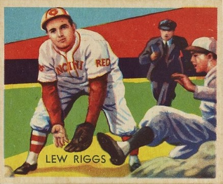 1934 Diamond Stars  Lew Riggs #96 Baseball Card