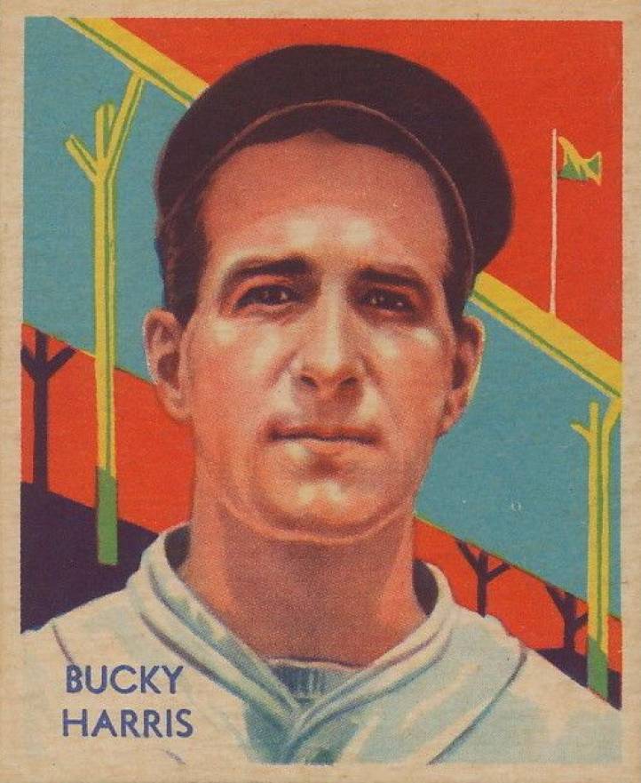 1934 Diamond Stars  Bucky Harris #91 Baseball Card