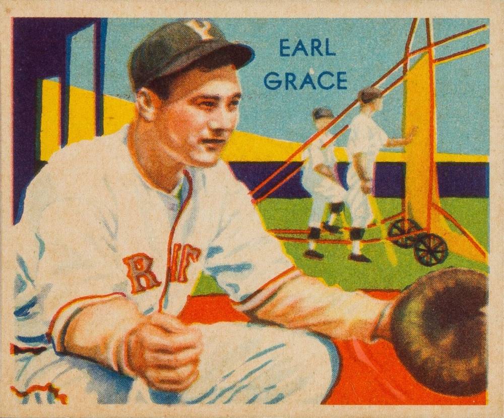 1934 Diamond Stars  Earl Grace #69 Baseball Card