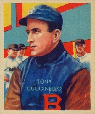 1934 Diamond Stars  Tony Cuccinello #55 Baseball Card