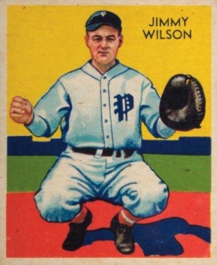 1934 Diamond Stars  Jimmy Wilson #22 Baseball Card