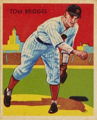 1934 Diamond Stars  Tom Bridges #5 Baseball Card
