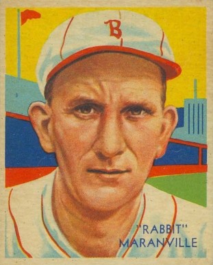 1934 Diamond Stars  Rabbit Maranville #3 Baseball Card