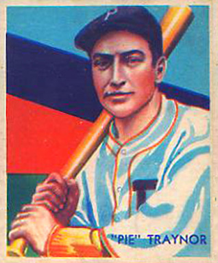 1934 Diamond Stars  Pie Traynor #99 Baseball Card