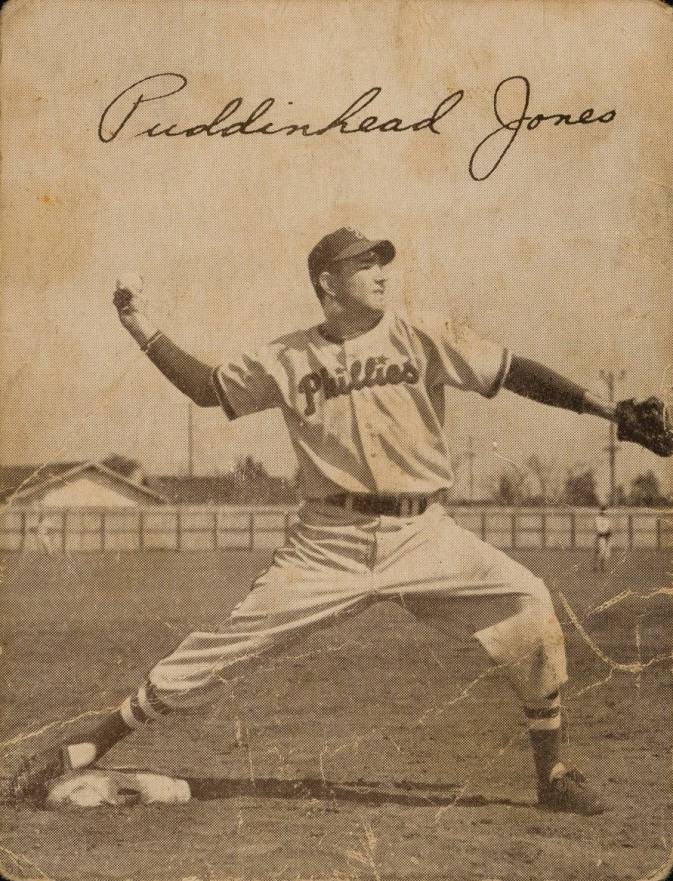 1949 Lummis Peanut Butter Phillies Willie Jones # Baseball Card