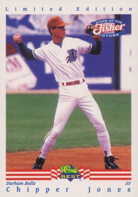 1992 Classic Best Chipper Jones #5 Baseball Card