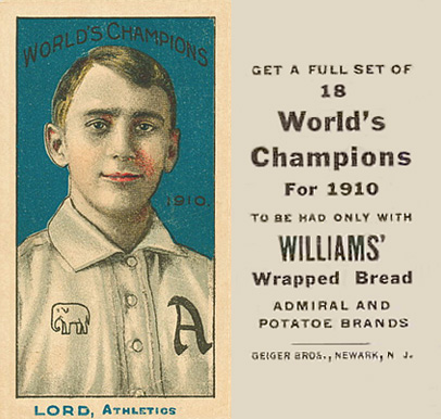 1911 Williams Baking Lord, Athletics # Baseball Card