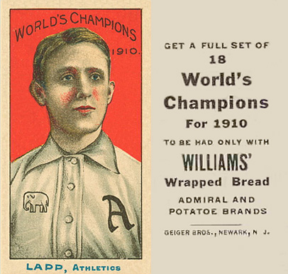 1911 Williams Baking Lapp, Athletics # Baseball Card