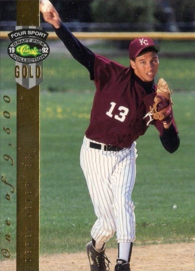 1992 Classic 4 Sport Derek Jeter #231 Baseball Card