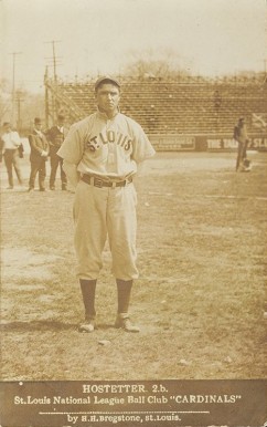 1908 Bregstone Postcards Hostetter # Baseball Card