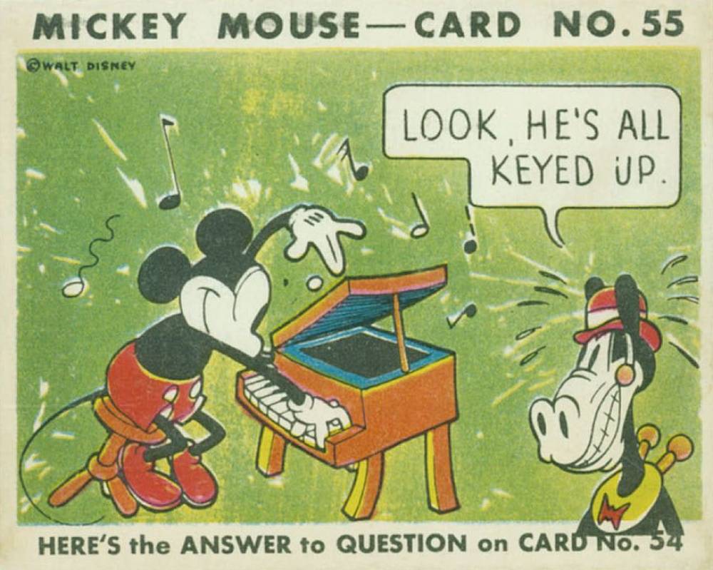 1935 Mickey Mouse Look, He's All... #55 Non-Sports Card