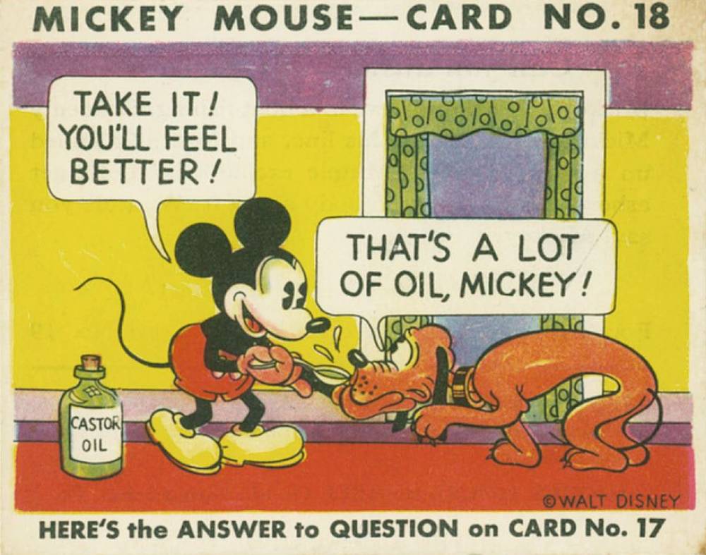1935 Mickey Mouse Take It! You'll... #18 Non-Sports Card