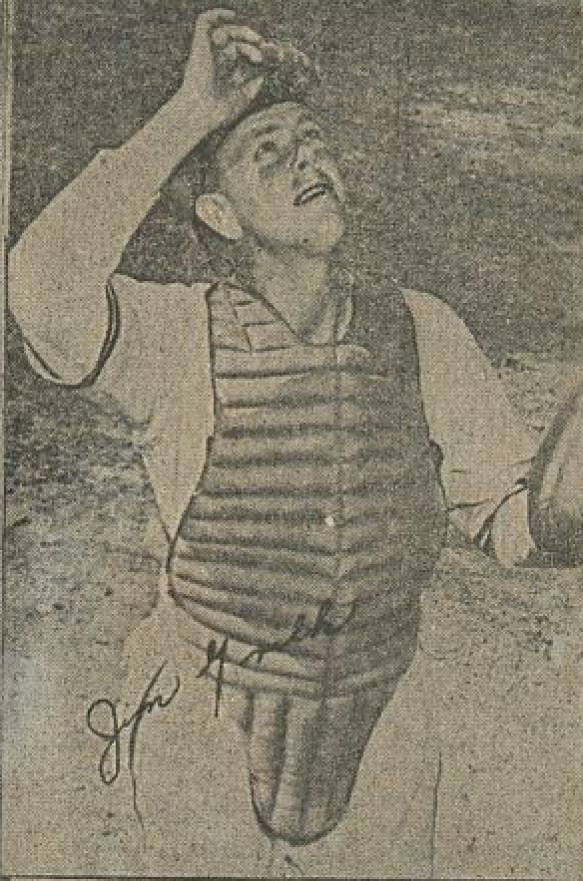 1940 Hughes Frozen Confections Sacramento Solons Jim Grilk # Baseball Card