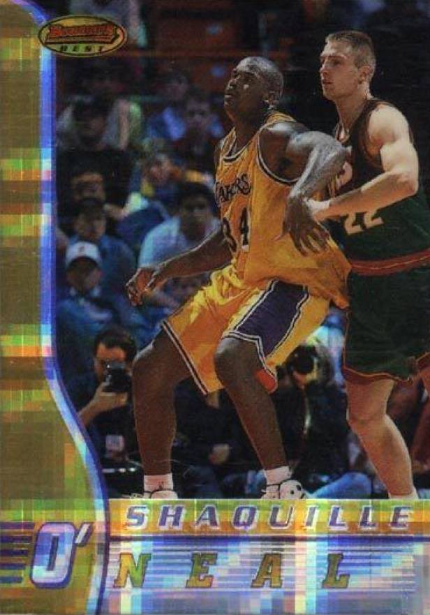1996 Bowman's Best Shaquille O'Neal #70 Basketball Card