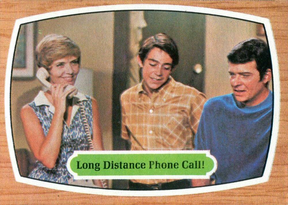 1971 Brady Bunch Long distance phone call #23 Non-Sports Card