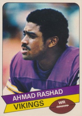 1977 Topps Holsum Ahmad Rashad #13 Football Card