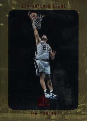 1997 SP Authentic Tim Duncan #128 Basketball Card