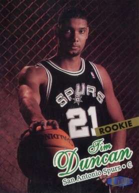 1997 Ultra Tim Duncan #131 Basketball Card