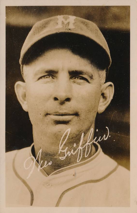 1933 Worch Cigar American Association (1933-34) Wes Griffin #22 Baseball Card