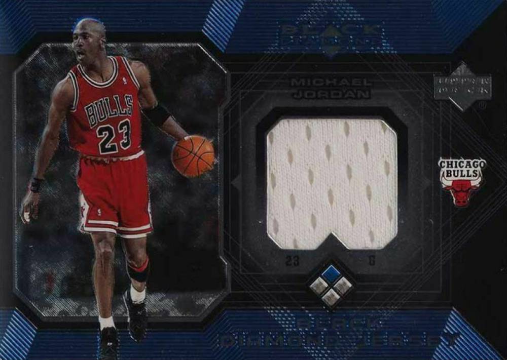 2004 Upper Deck Black Diamond Jersey Michael Jordan #BDJMJ Basketball Card