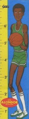 1969 Topps Rulers Kareem Abdul-Jabbar #10 Basketball Card