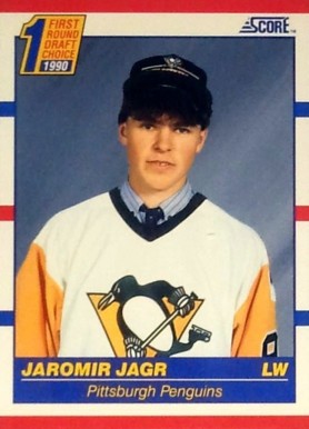 1990 Score Jaromir Jagr #428 Hockey Card