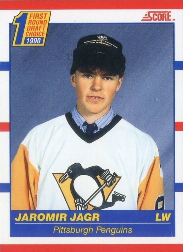 1990 Score Canadian Jaromir Jagr #428 Hockey Card