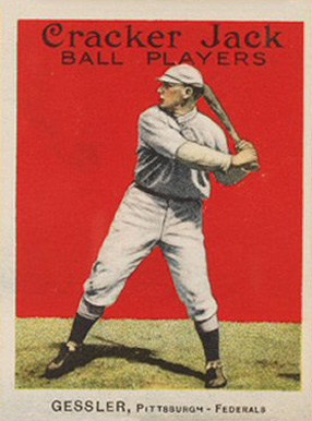 1915 Cracker Jack Doc Gessler #59 Baseball Card