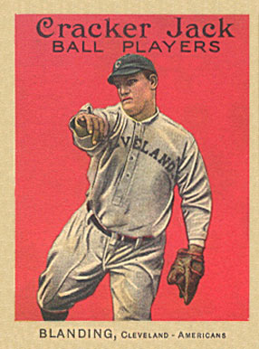 1914 Cracker Jack Blanding, Cleveland-Americans #109 Baseball Card