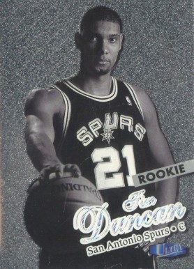 1997 Ultra Tim Duncan #131P Basketball Card