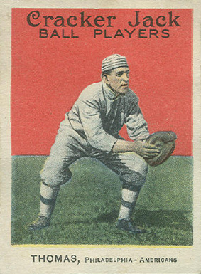 1914 Cracker Jack THOMAS, Philadelphia-Americans #34 Baseball Card