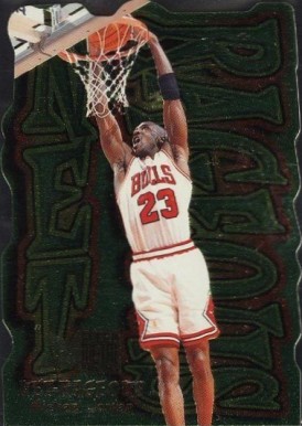 1996 Metal Net-Rageous  Michael Jordan #5 Basketball Card