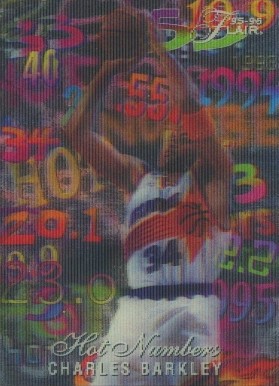 1995 Flair Hot Numbers Charles Barkley #1 Basketball Card