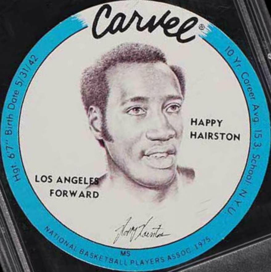 1975 Carvel Discs Happy Hairston #HH Basketball Card