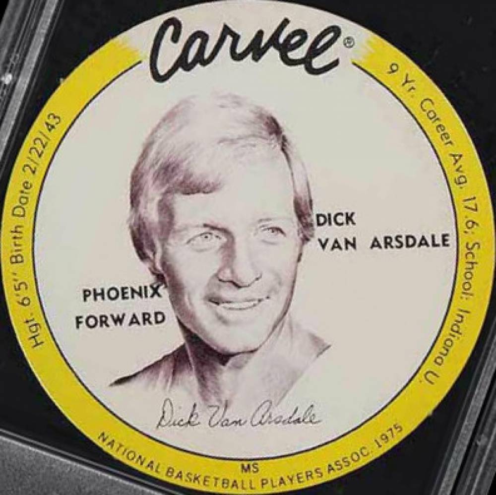 1975 Carvel Discs Dick Van Arsdale #DVA Basketball Card