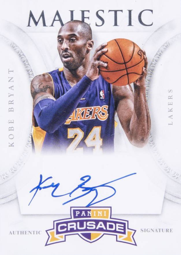 2012 Panini Crusade Majestic Signature Kobe Bryant #2 Basketball Card